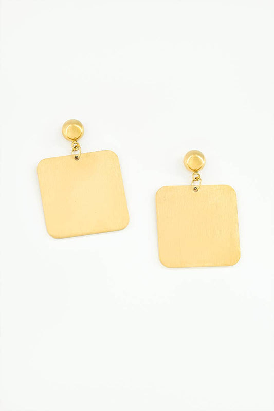 124YC75 stainless steel earrings
