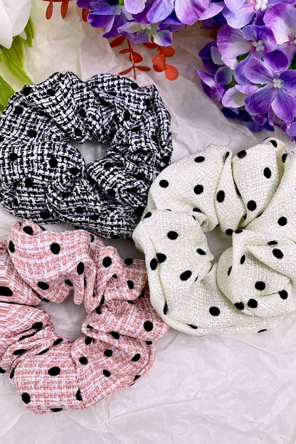 Polka dot scrunchie FQ80