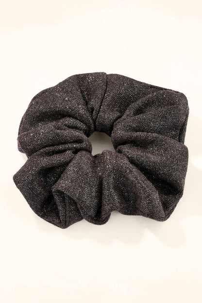 Glitter knit scrunchie 12 cm FQ152XJ