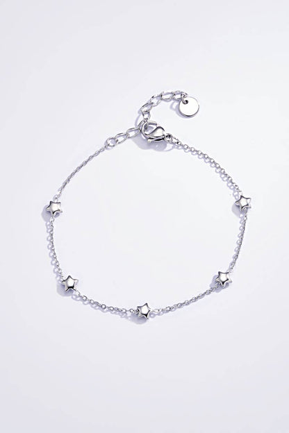 Bracelet étoiles en acier inoxydable 324AQ46
