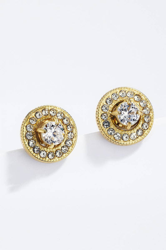Boucles d'oreille en acier inoxydable 124RX147