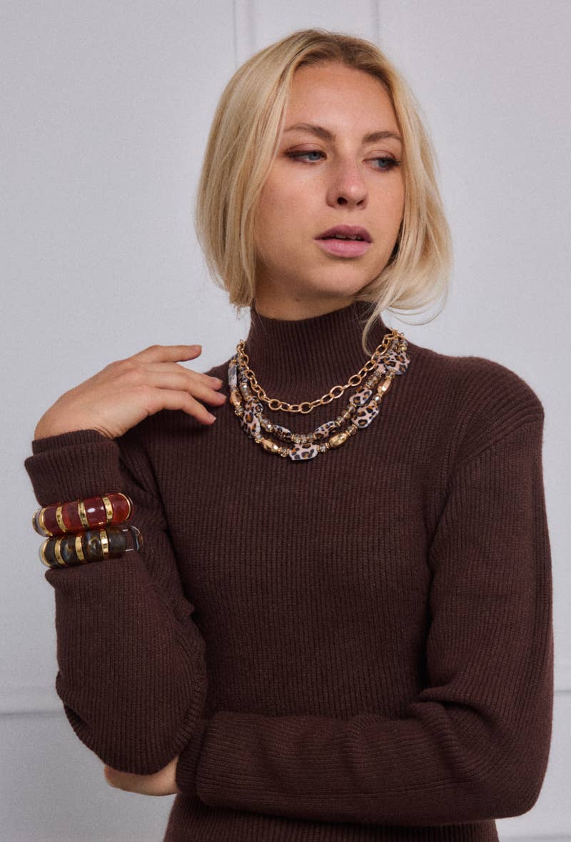 Fashion necklace 2WY06