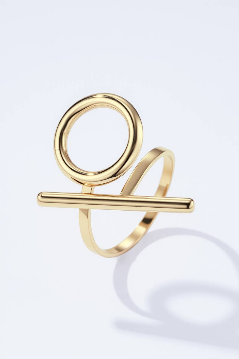 424RX173 stainless steel ring