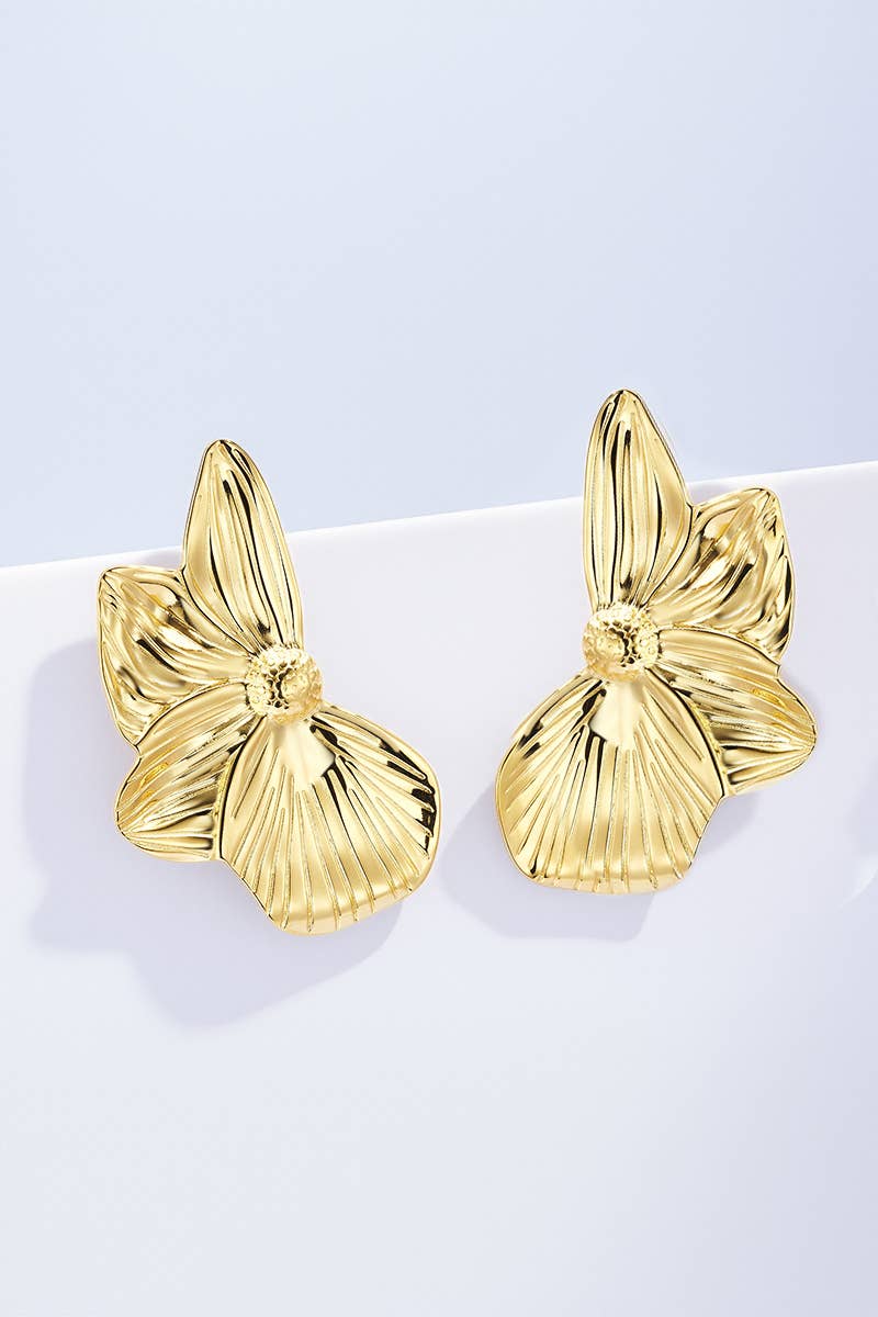 Stainless steel earrings 124AQ417