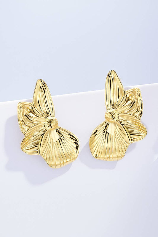 Stainless steel earrings 124AQ417