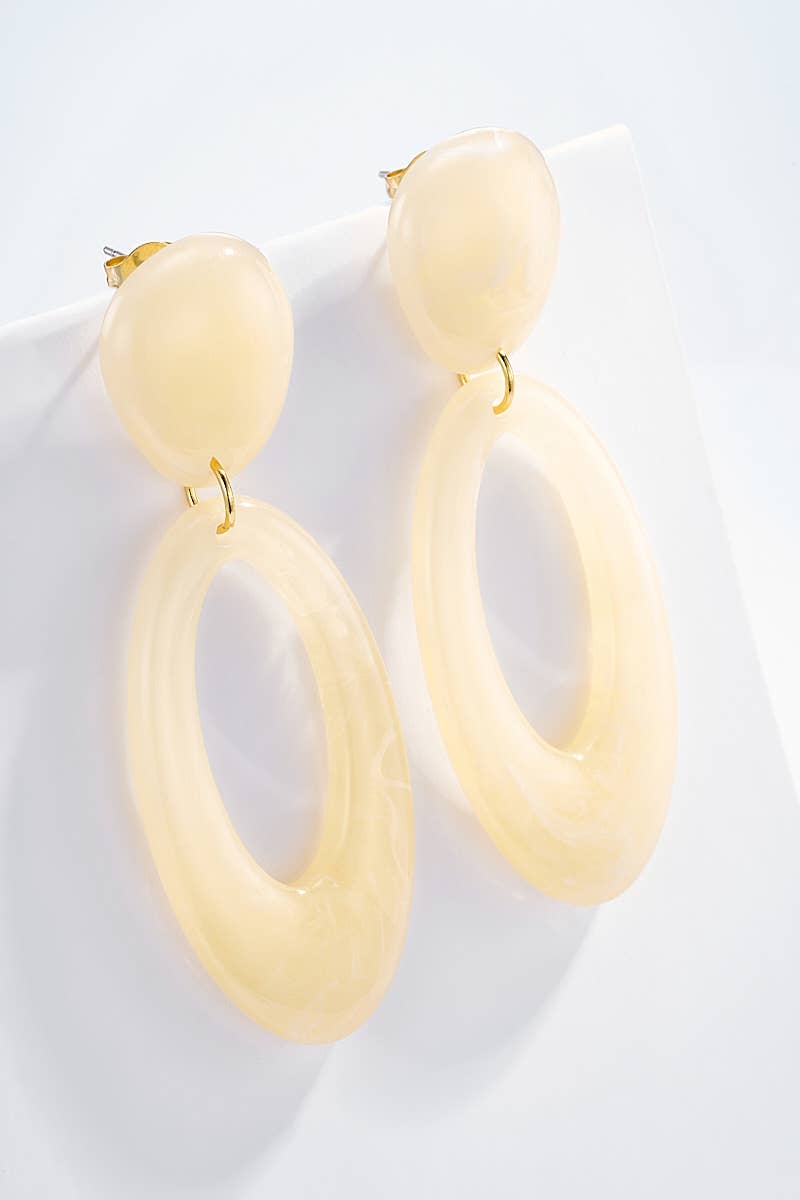 Boucles d'oreilles en acier inoxydable 124CP06