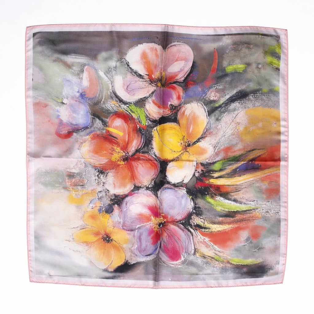 Patterned scarf 65 X 65 CM FL357DF