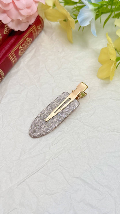 Glitter hair clips 6x2cm BRT200ZN