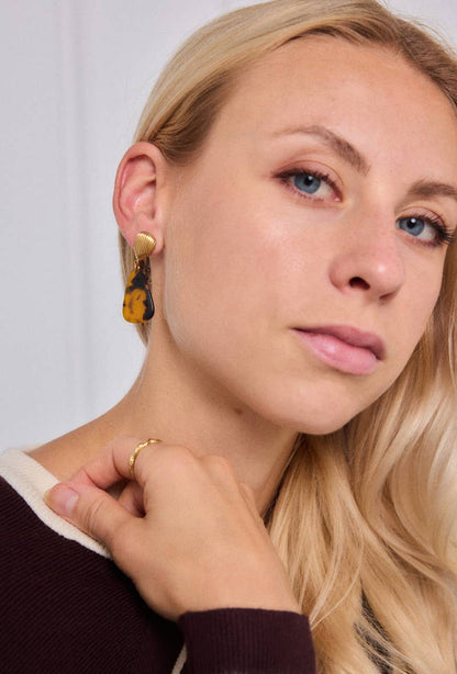 Stainless steel earrings 124RX183
