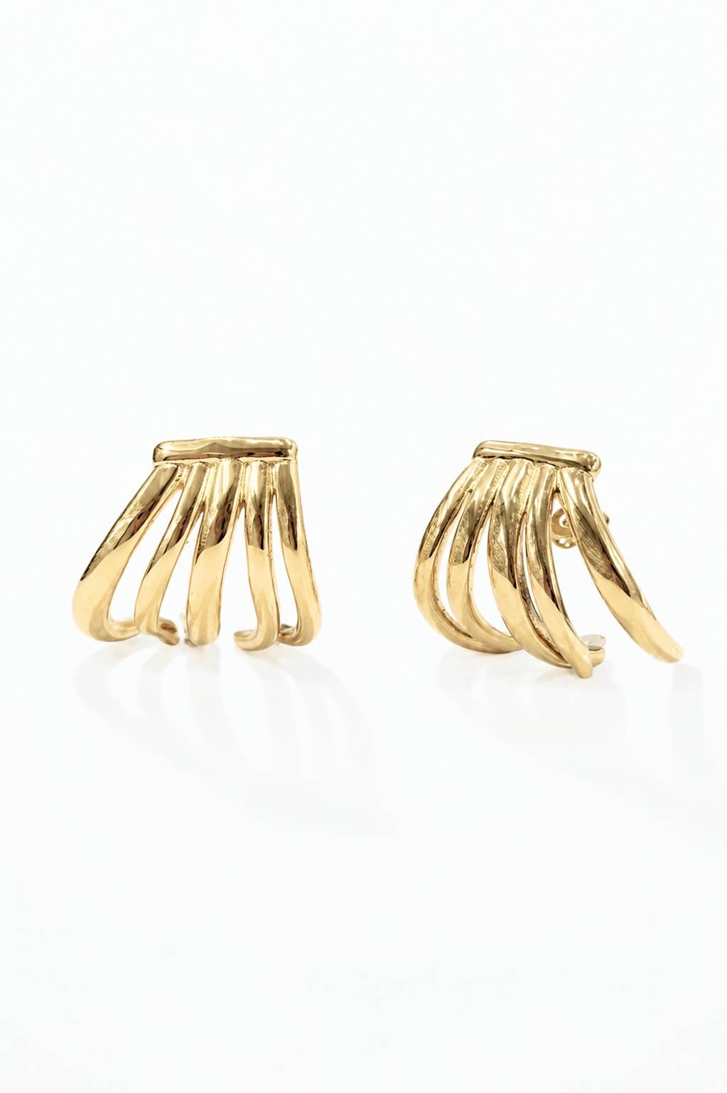 Stainless steel earrings 124AQ725