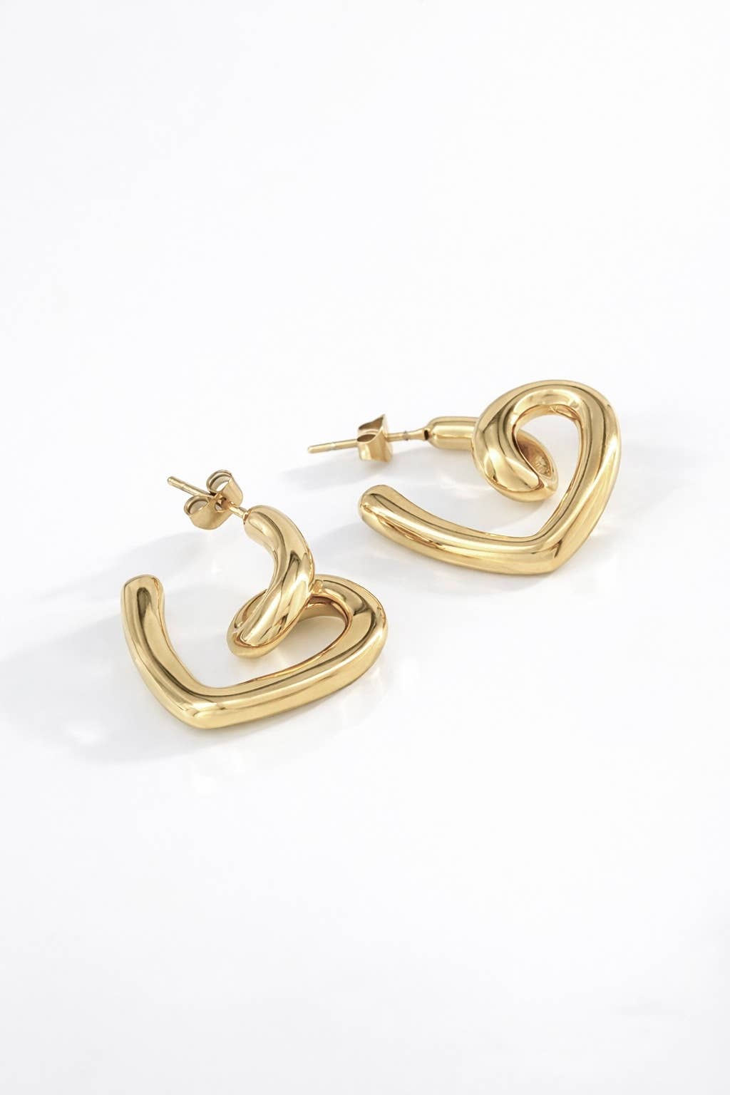 Boucles d'oreilles en acier inoxydable 124AQ254
