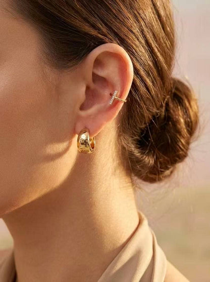 Stainless steel ear cuff 124RX300