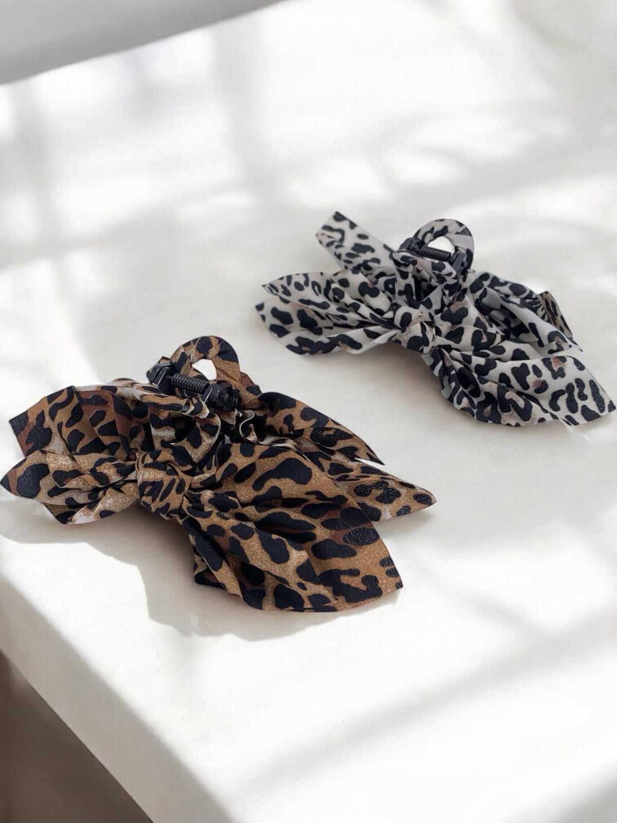 Leopard hair clip ZE20
