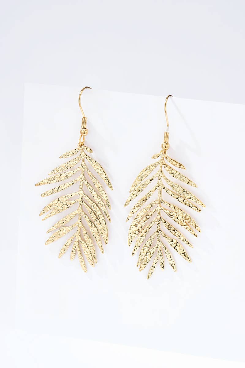 Stainless steel earrings 124AQ406