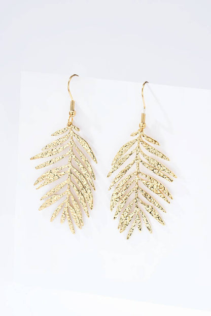 Stainless steel earrings 124AQ406