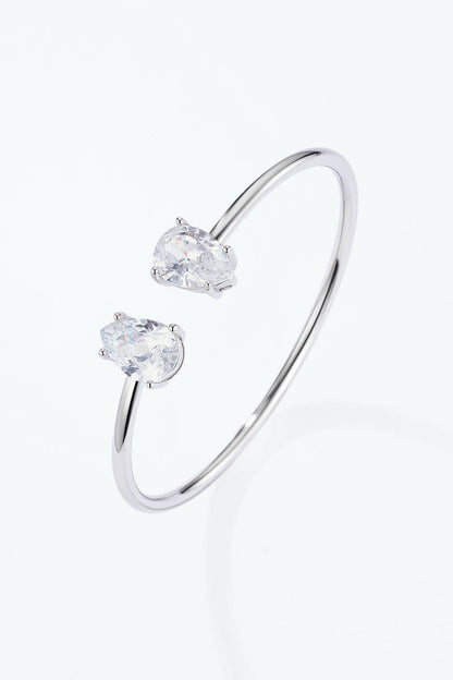 Stainless steel bangle bracelet 324AQ520