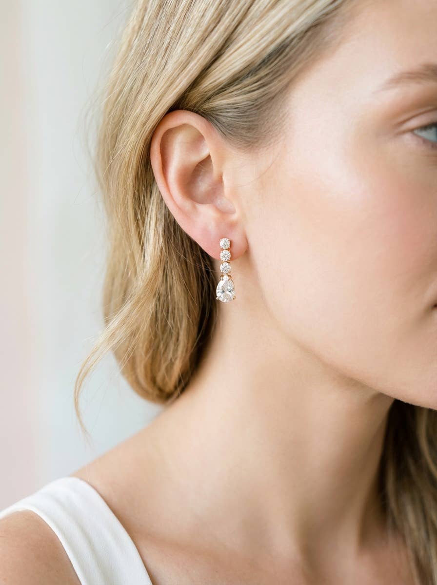 Stainless steel earrings 124RX104