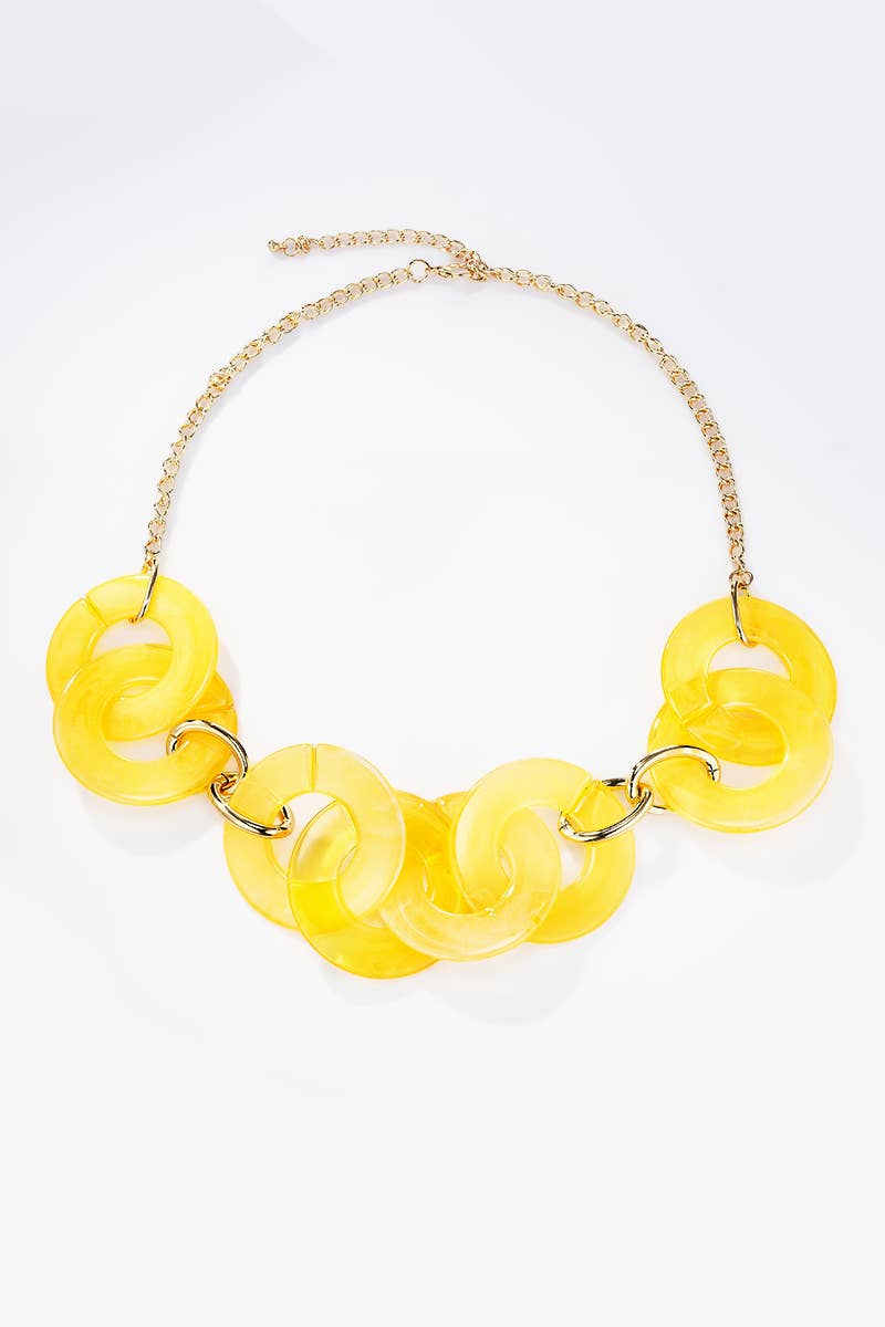 Resin necklace 2WY04