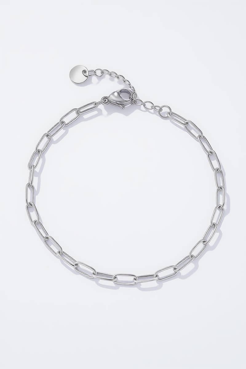 Bracelet en acier inoxydable pour charms 324CA56