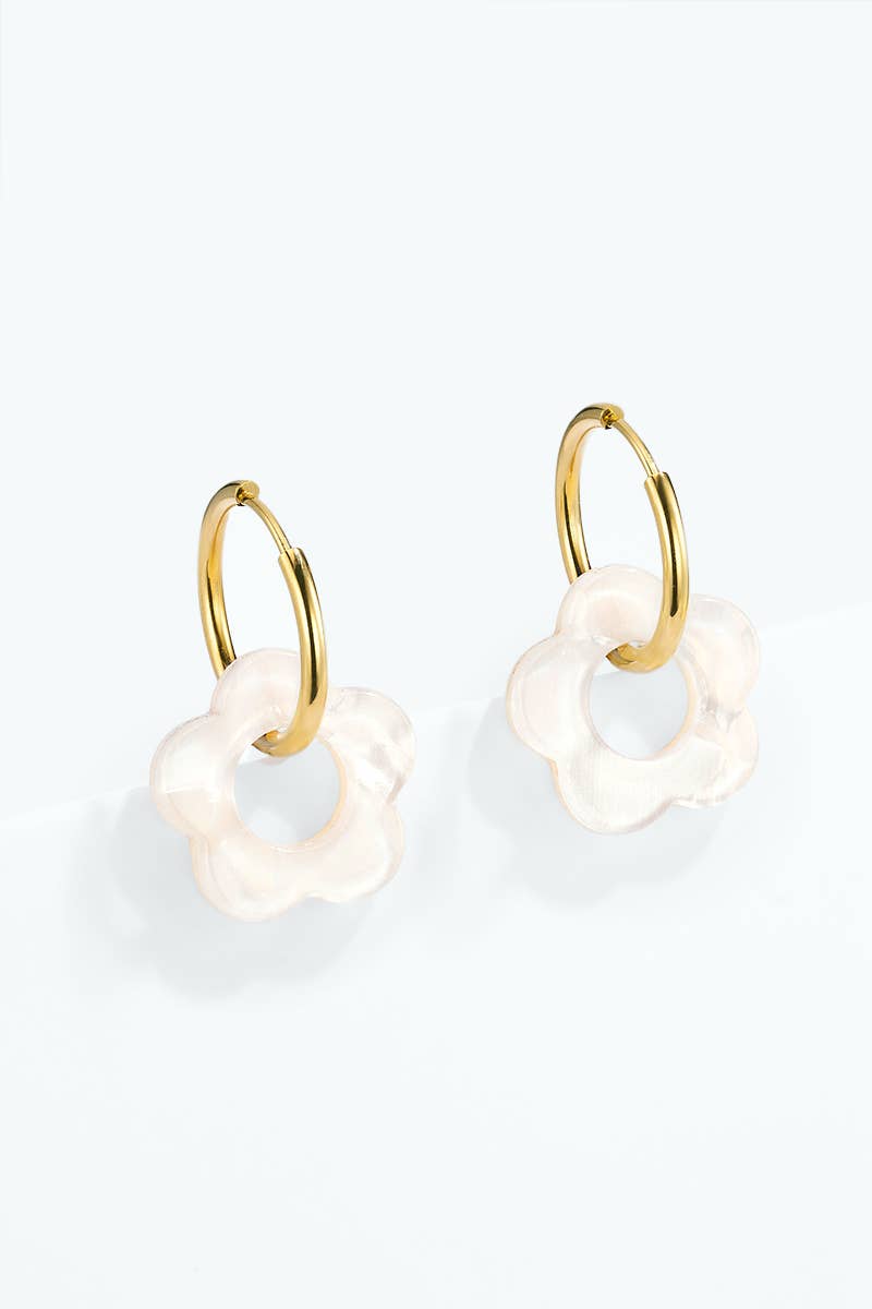 Boucles d'oreille en acier inoxydable 124RX360 - 424RX360