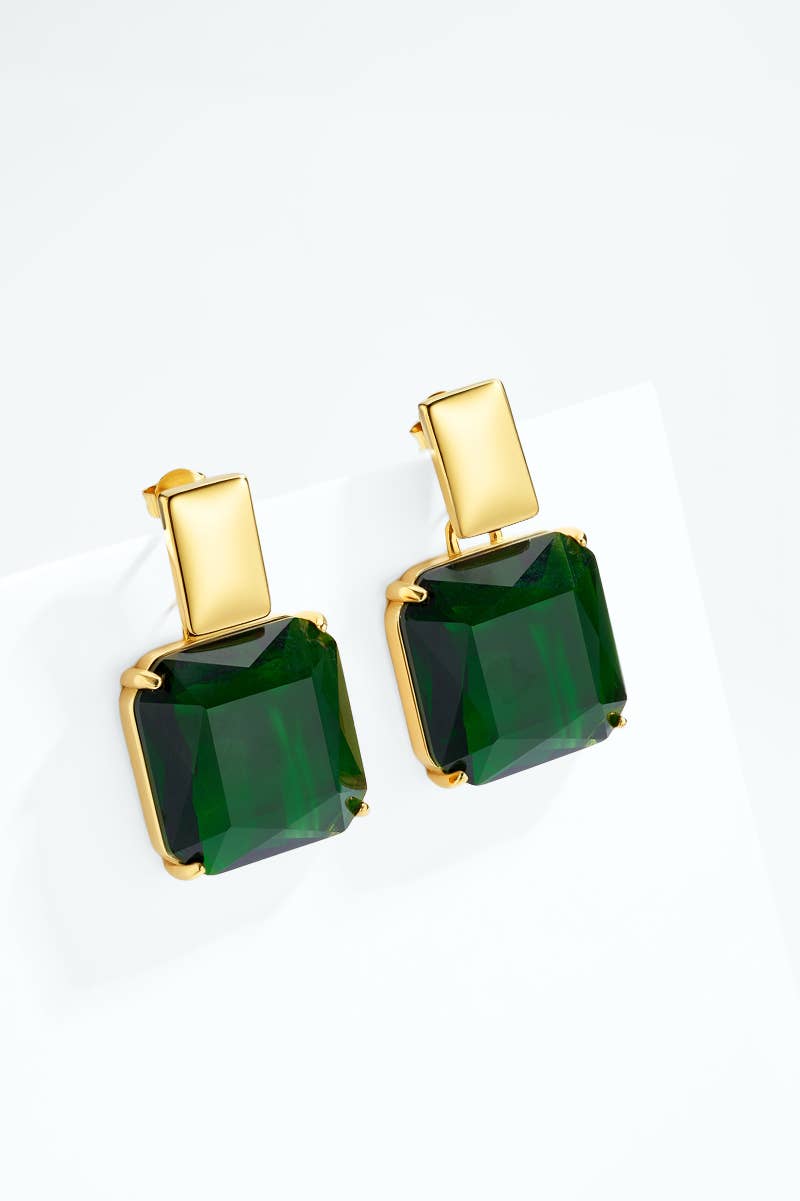 Boucles d'oreilles en acier inoxydable 124AQ685