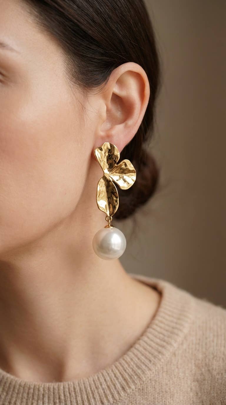 Stainless steel earrings 124AQ584