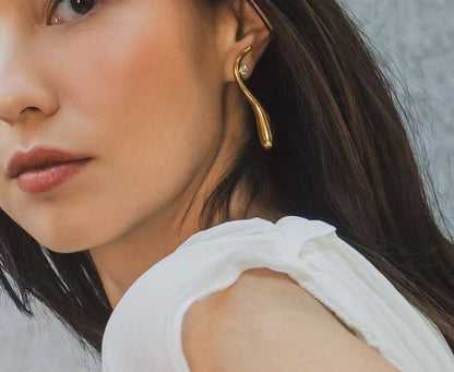 Stainless steel earrings 124CA41