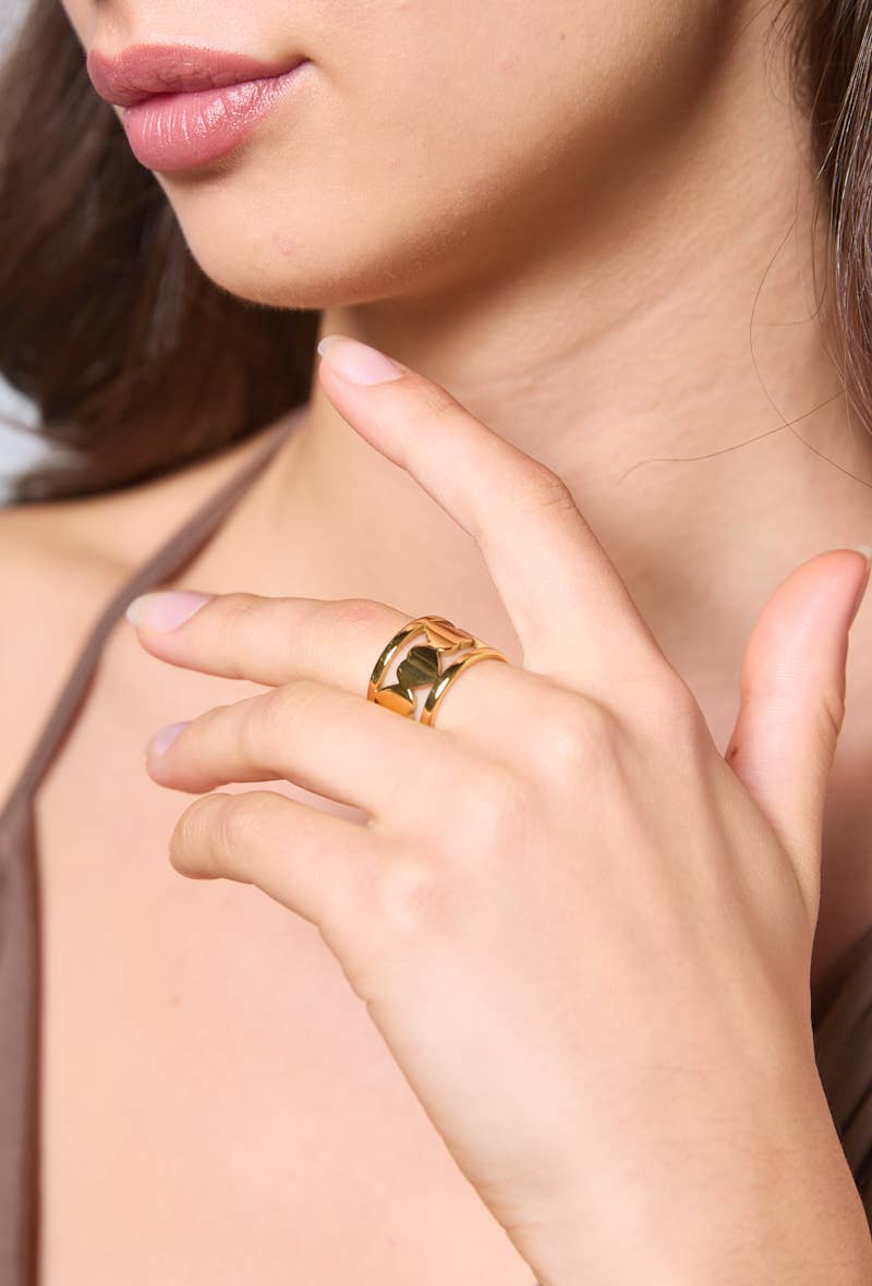 Stainless steel ring 424YC58