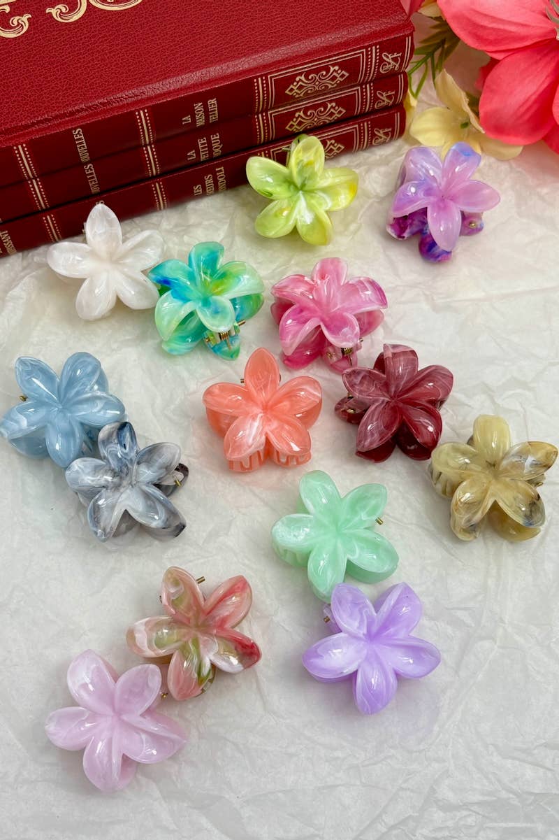 4cm flower mini hair claw YH38