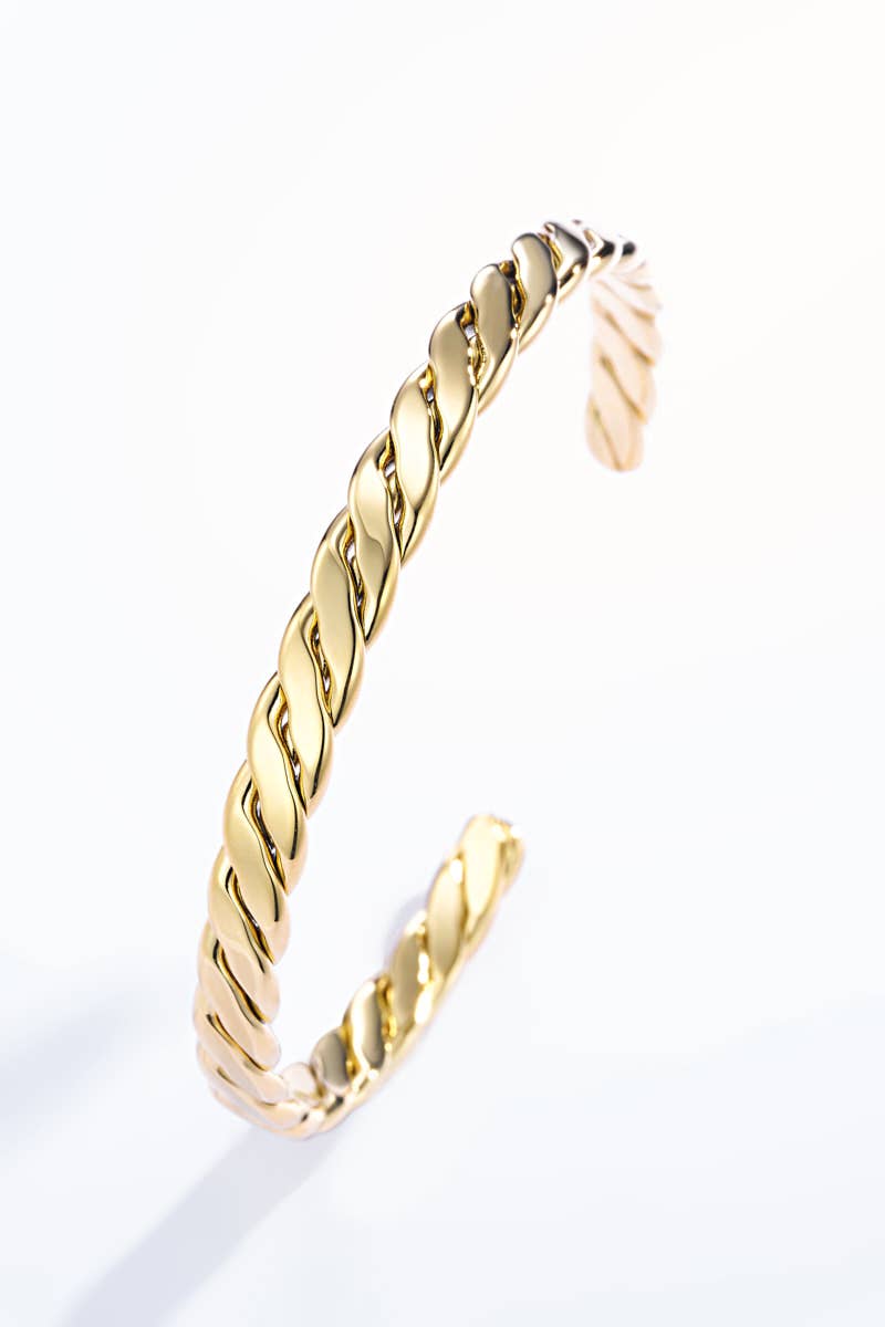 Stainless steel bangle bracelet 324AQ68