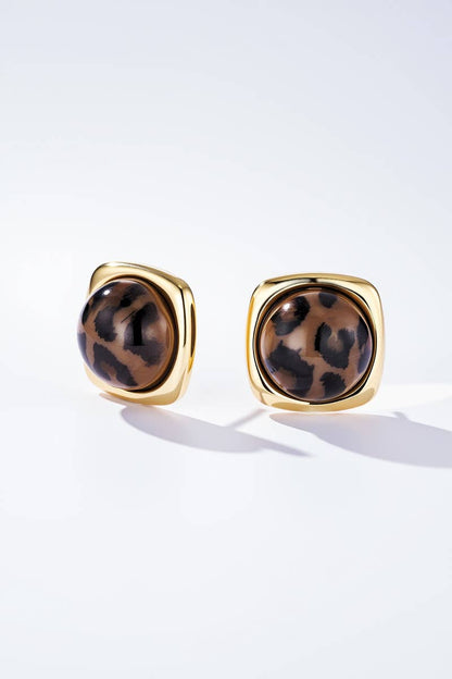 Stainless steel earrings 124AQ516