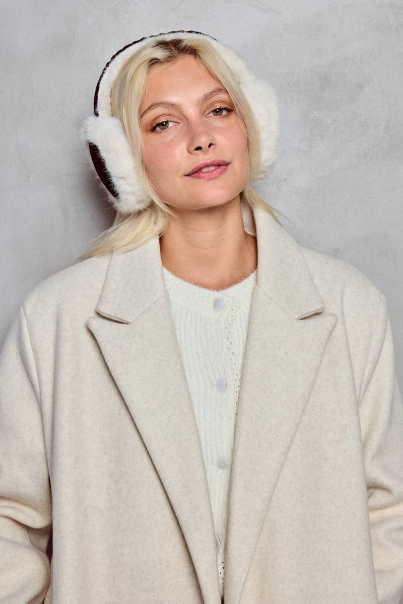 Faux fur earmuffs CC03