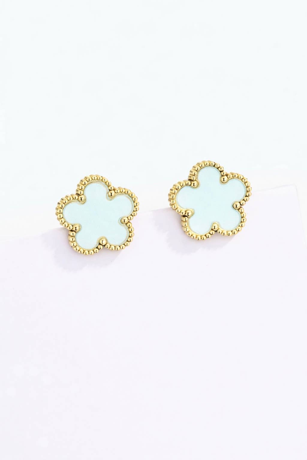 Boucles d'oreilles en acier inoxydable 124AQ001
