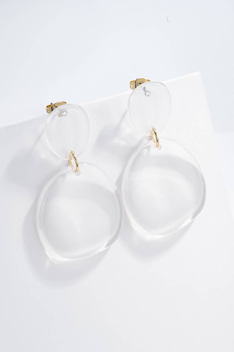 Stainless steel earrings 124CP09