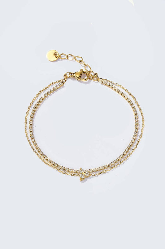 Stainless steel bracelet 324AQ325