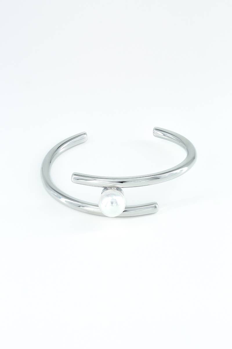 Stainless steel bangle 324AQ129