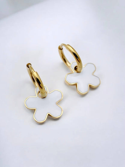 124CA06 stainless steel earrings