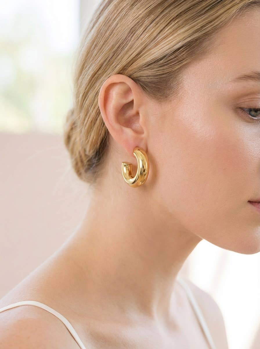 Stainless steel earrings 124RX161