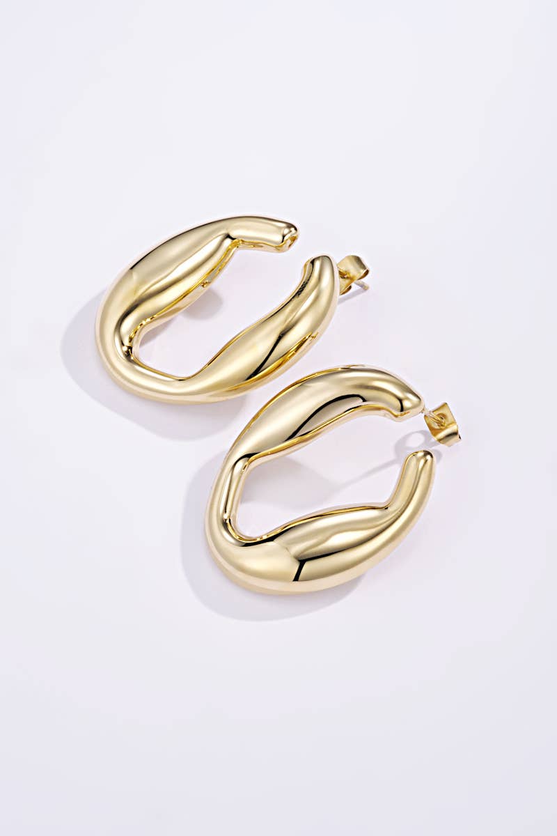 Boucles d'oreilles pendantes en acier inoxydable 124AQ162