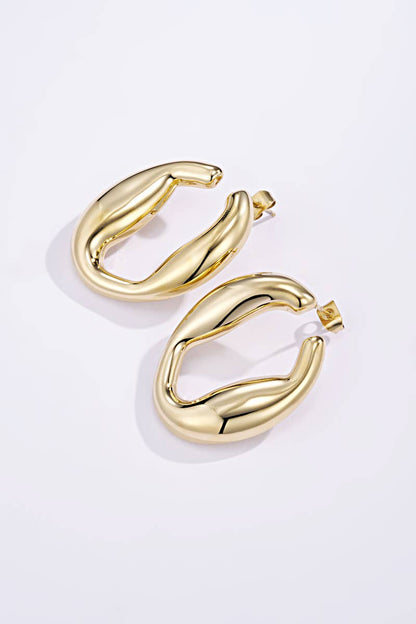 Boucles d'oreilles pendantes en acier inoxydable 124AQ162