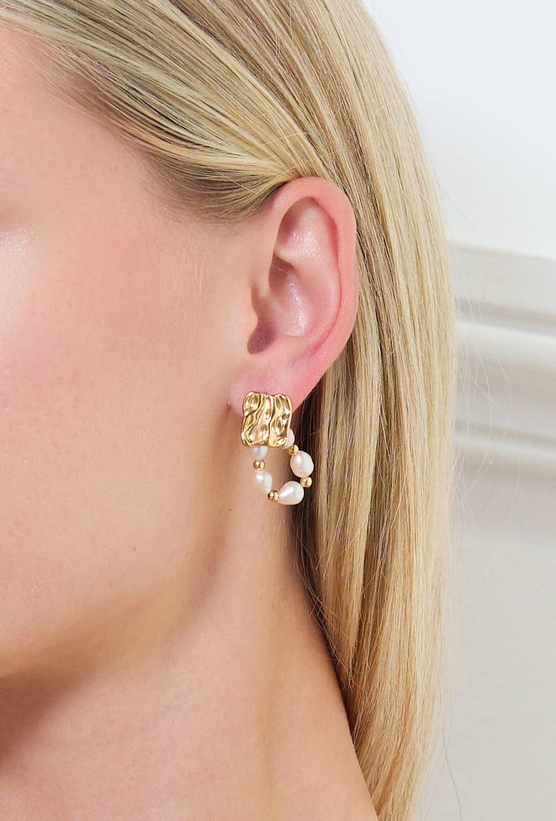 Boucles d'oreilles en acier inoxydable 124AQ245