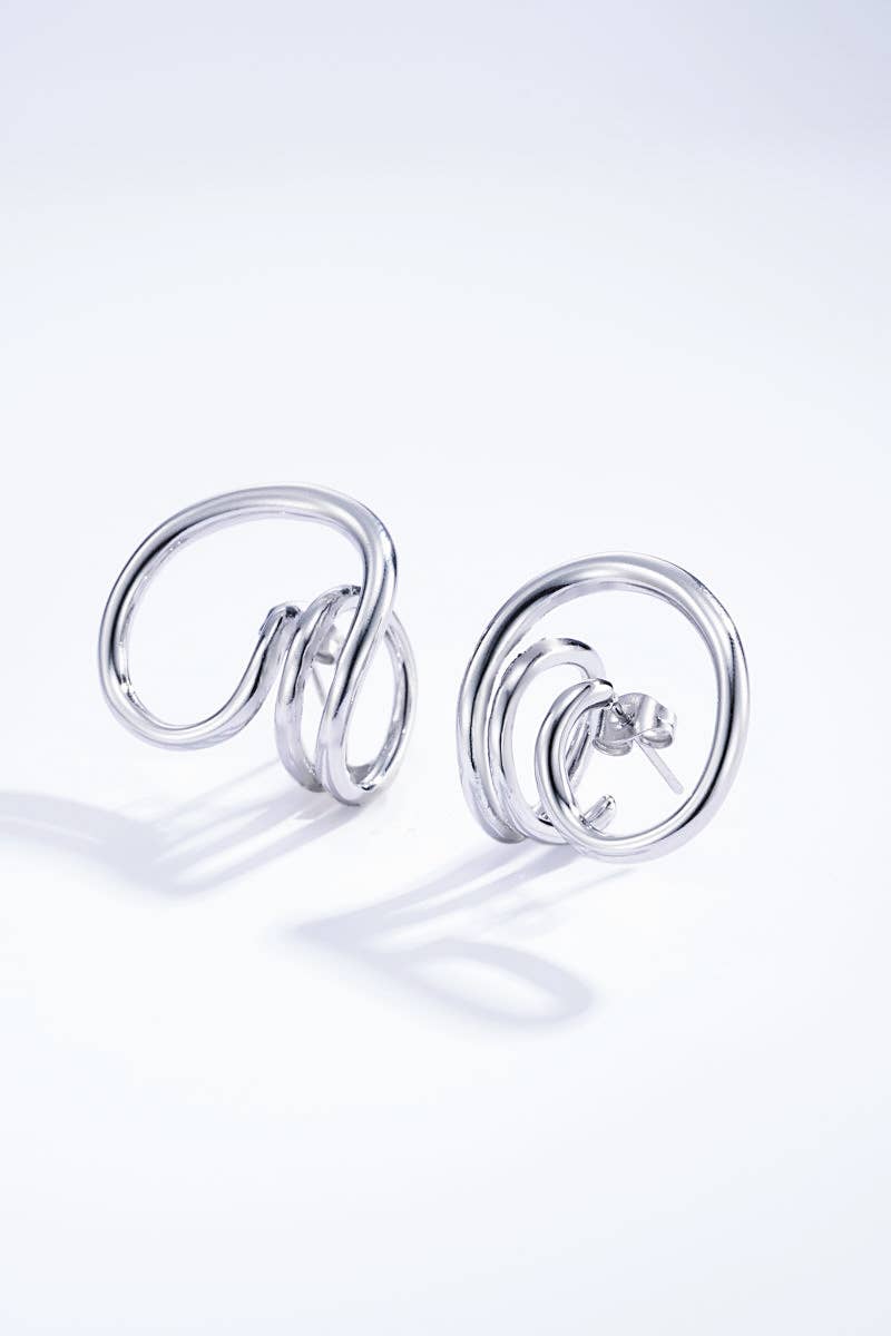 Stainless steel earrings 124DY62
