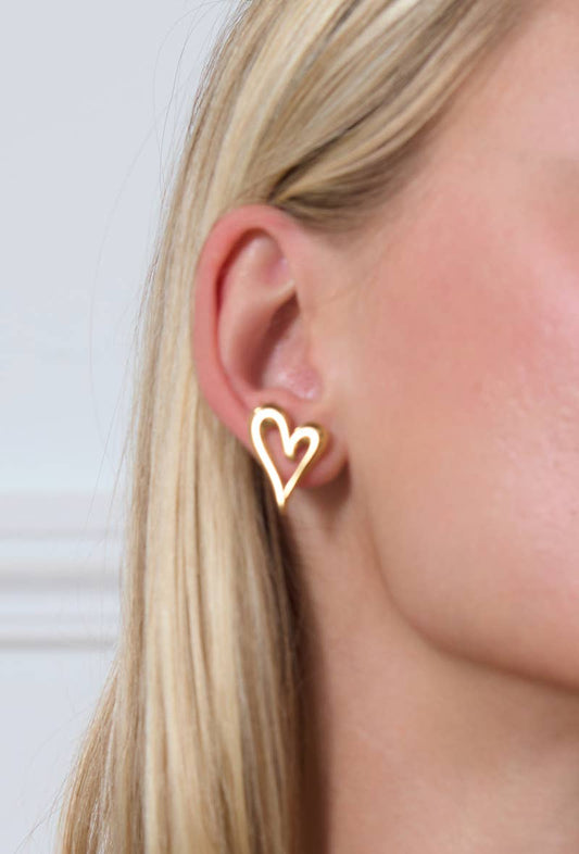 Boucles d'oreilles en acier inoxydable 124AQ256