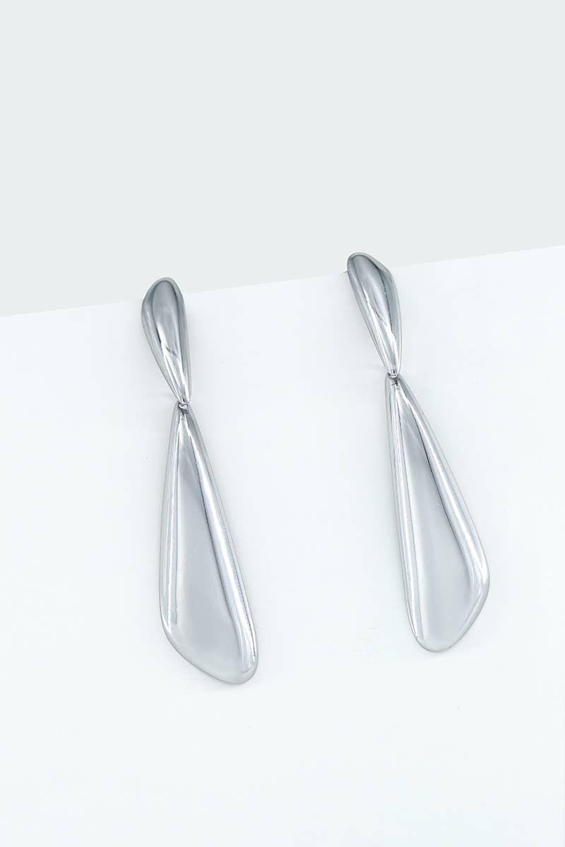 Boucles d'oreilles en acier inoxydable 124DY49