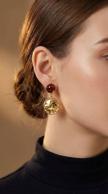 Boucles d'oreille en acier inoxydable 124RX232