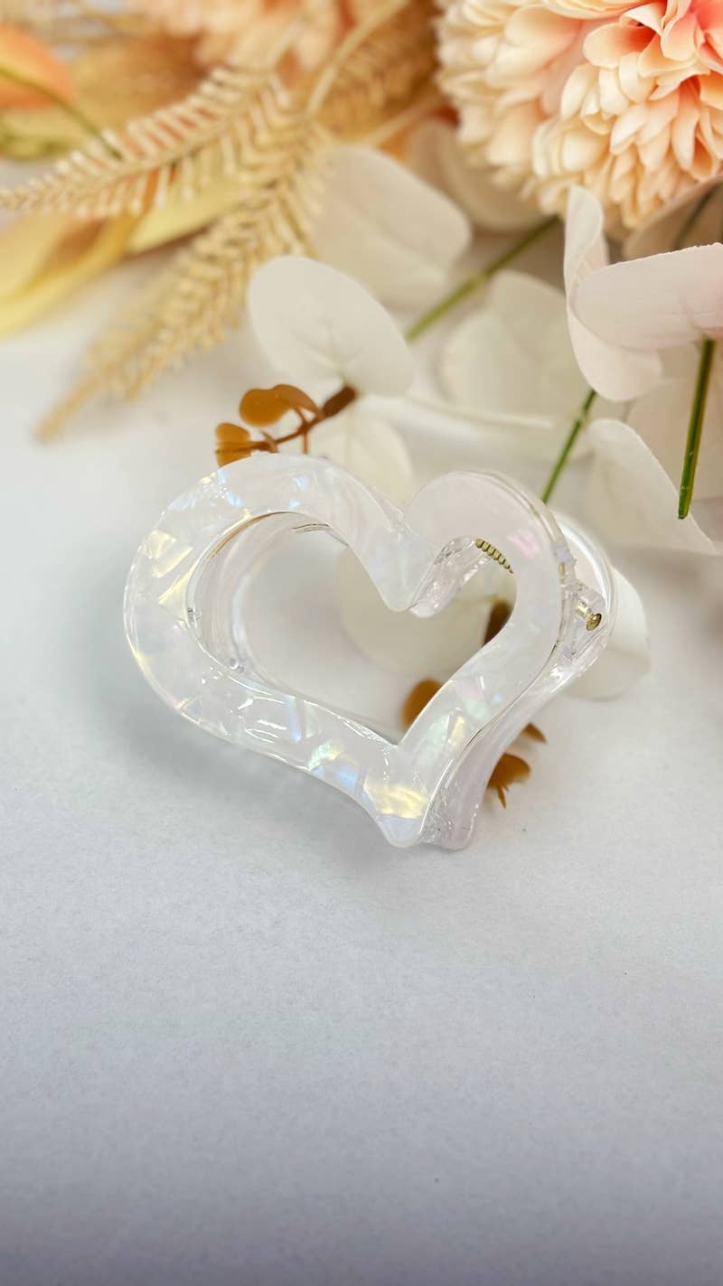 YH31 heart hair clip