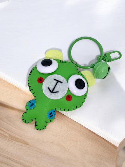 Plush keychain with bell JSG42