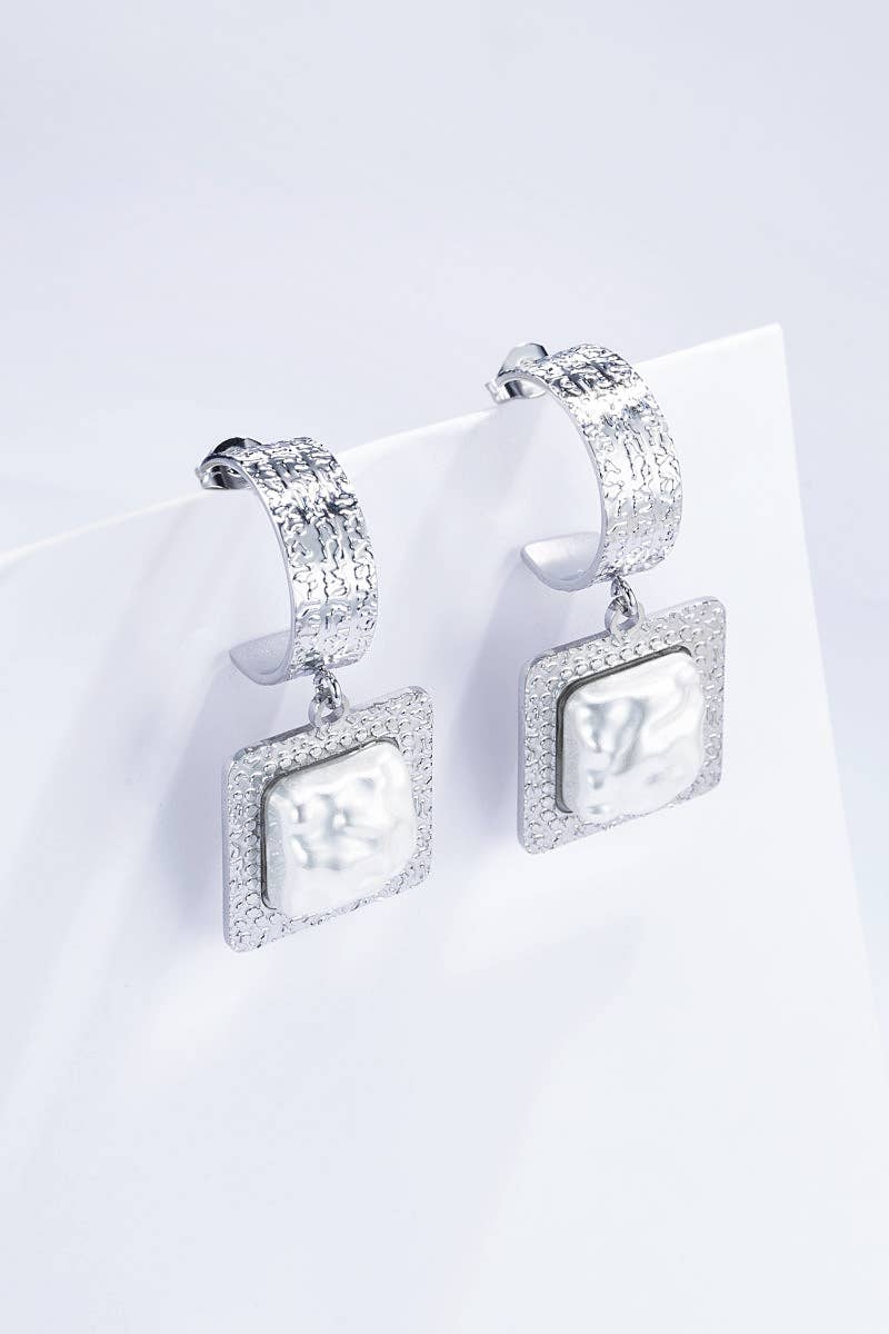 Stainless steel earrings 124RX79
