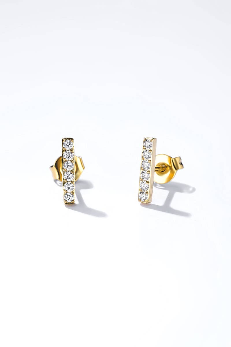 Stainless steel earrings 124AQ396