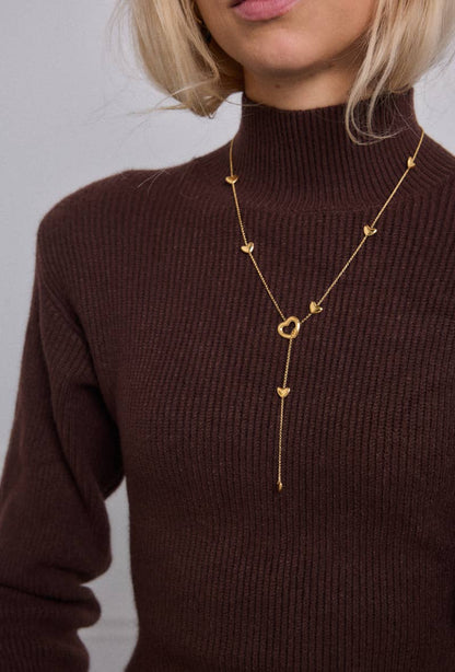 Stainless steel necklace 224AQ185